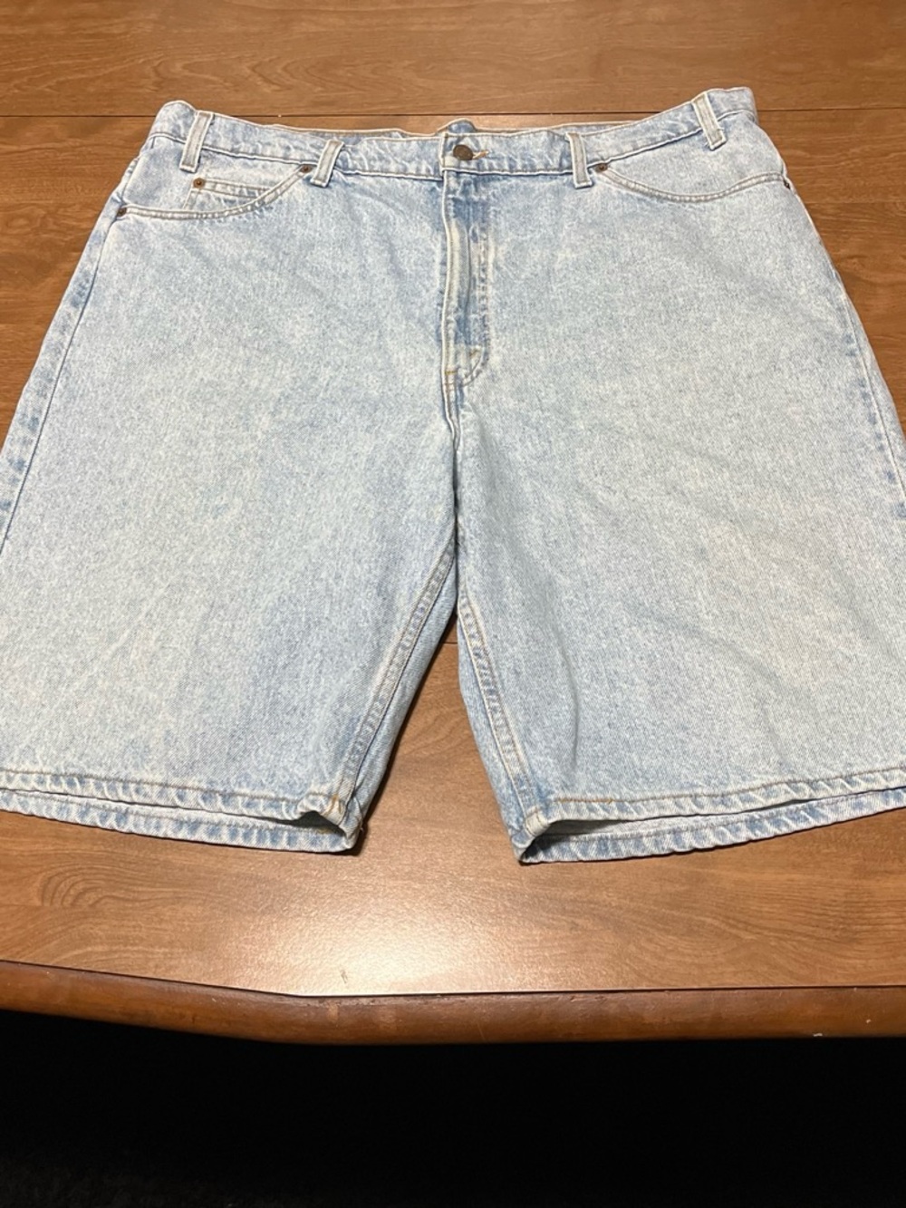 Vintage 90’s Levi’s Light Blue Men's Denim Jean Shorts